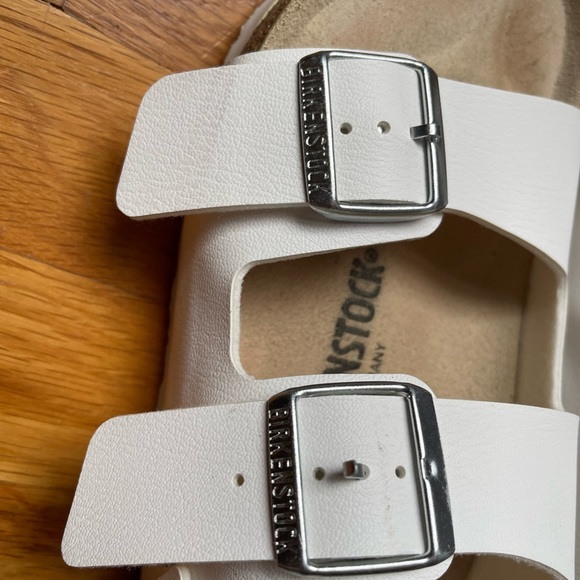 Birkenstock Milano Birko-Flor Sandals White Size 10 (41) - Picture 5 of 15